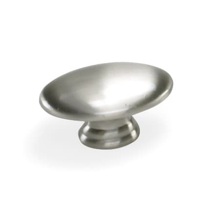 Laurey 1 1/2" Nantucket Oval Knob, Satin Pewter 52239